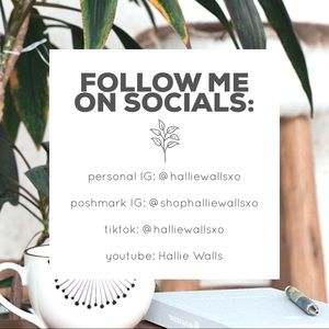 follow me on my other platforms 💛